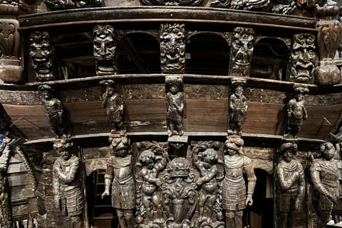 Die Vasa in Stockholm (Detail)